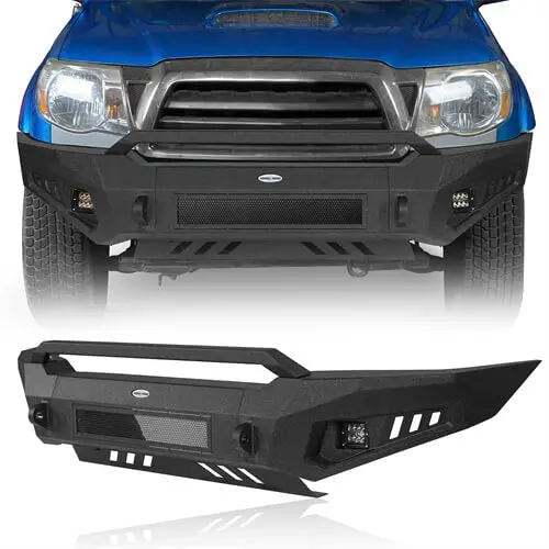 Tacoma Aftermarket Front Bumper W/ Skid Plate ( 05-11 Toyota Tacoma ) - Hooke Road 1
