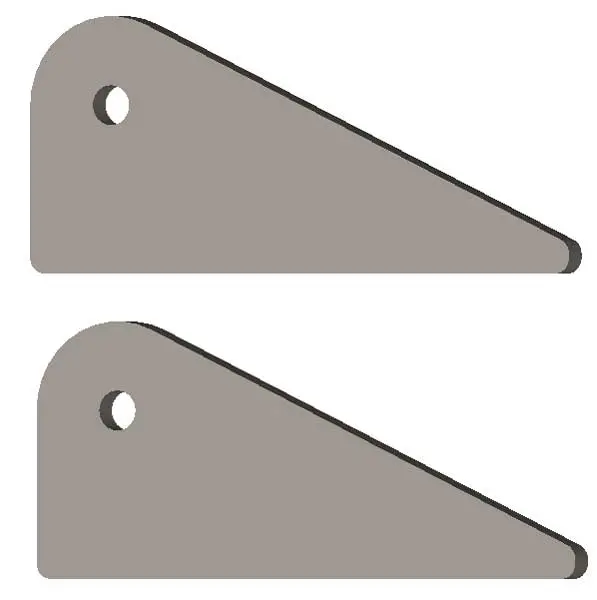 3/16" Thick Frame Tab Pair 1
