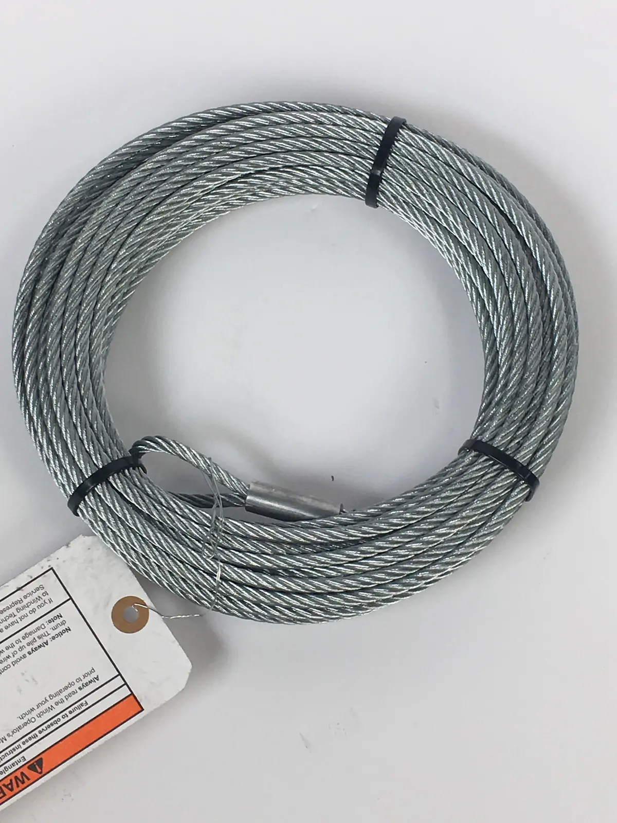 Warn 100972 Wire Rope Assembly 7/32 Inch Diameter X 50 Foot Length 1