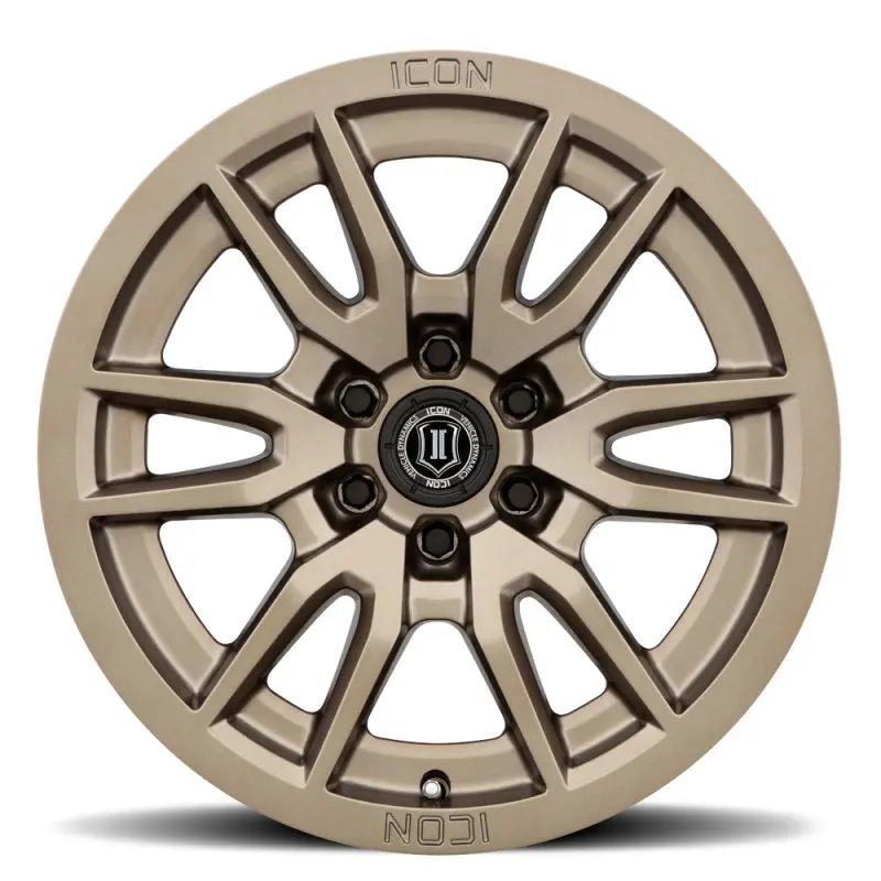 Icon Vector 6 17X8.5 6X5.5 25Mm Offset 5.75In Bs 93.1Mm Bore Bronze Wheel 1