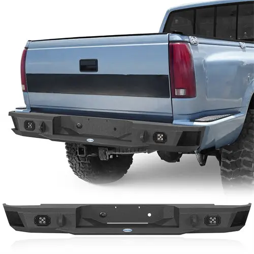 Hooke Road Aftermarket Rear Bumper (88-98 Gmc Sierra 1500/2500 Sportside Models) 1