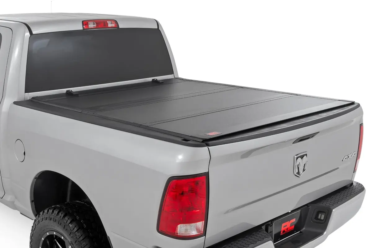 Hard Tri-Fold Flip Up Bed Cover - 5'7 Inch Bed - Ram 1500 2Wd/4Wd (2009-2018 & Classic) 1