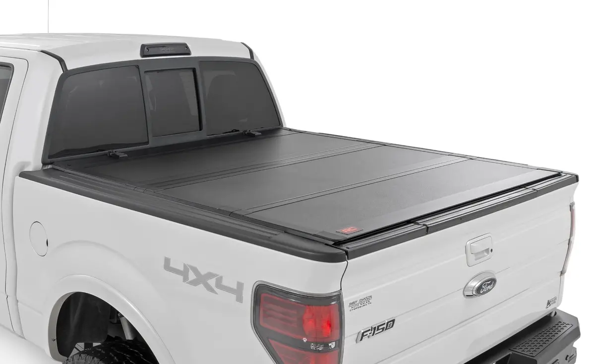 Hard Tri-Fold Flip Up Bed Cover - 5'7 Inch Bed - Ford F-150 2Wd/4Wd (2004-2014) 1