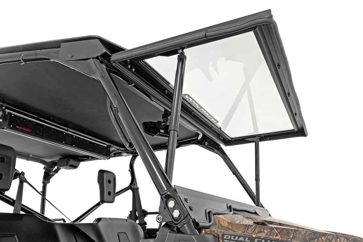 Electric Tilt Windshield - Glass - Honda Pioneer 1000/1000-5 1