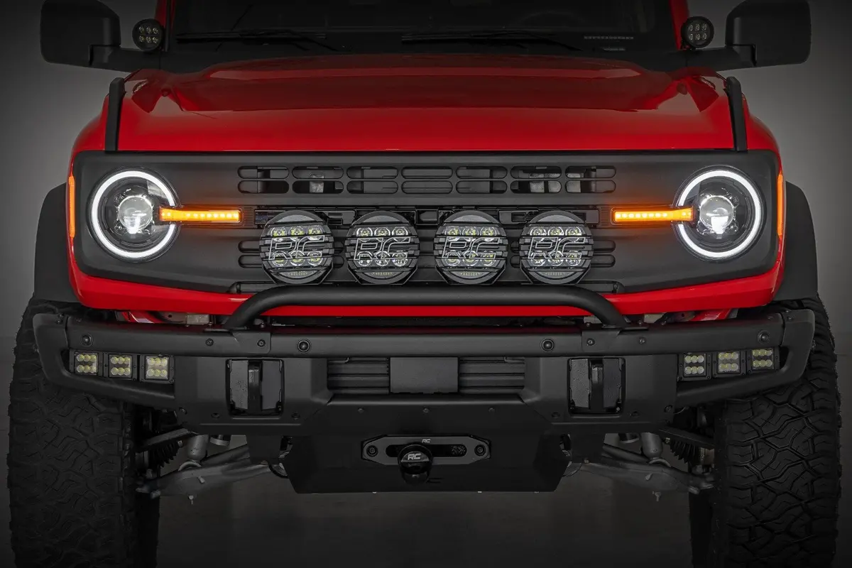 Drl Halo Led Headlights - Dot Approved - Ford Bronco (21-24) 1