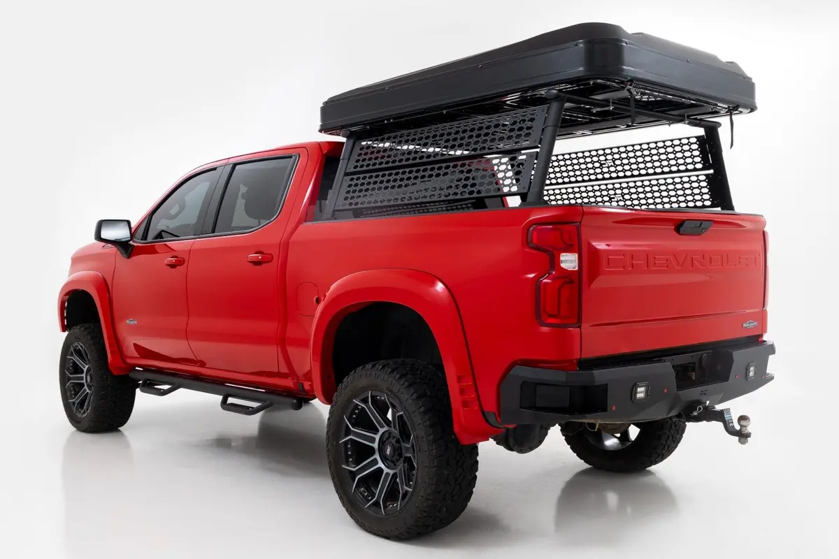 Bed Rack - Aluminum - Chevy Silverado 1500 2Wd/4Wd (2019-2024) 1