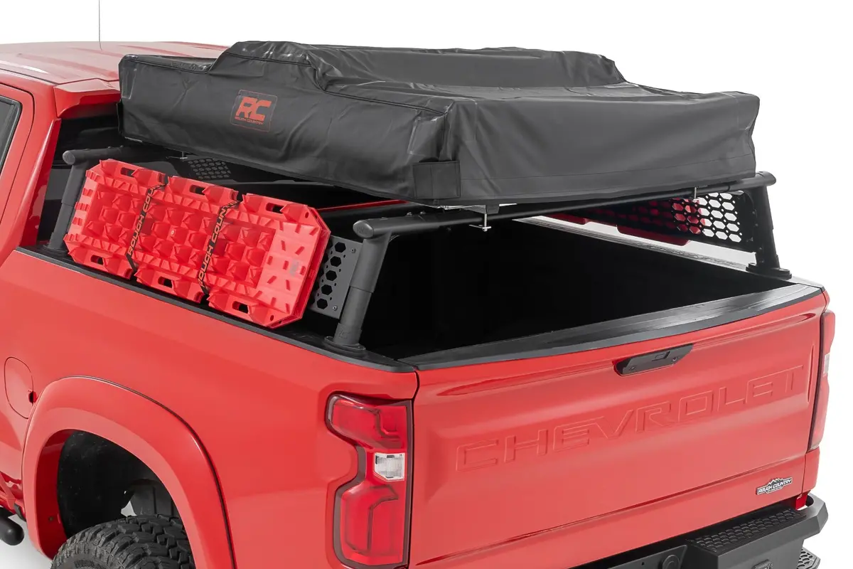 Bed Rack - Half Rack - Aluminum - Chevy Silverado 1500 2Wd/4Wd (2019-2024) 1