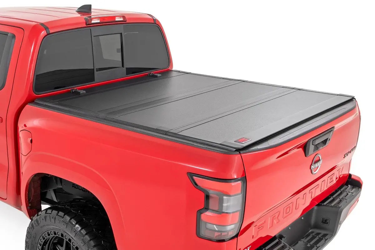 Hard Tri-Fold Flip Up Bed Cover - 5' Bed - Nissan Frontier 2Wd/4Wd (22-24) 1