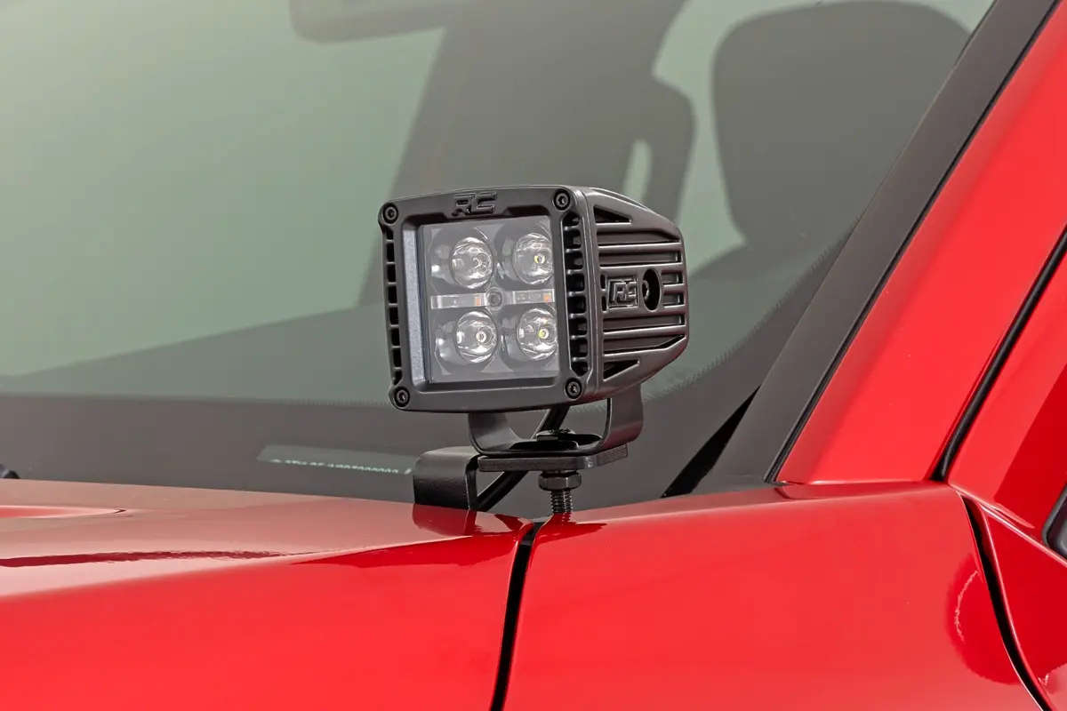 Led Light Kit - Ditch Mount - 2 Inch Black Pair - White Drl - Toyota Tacoma (2024) 1