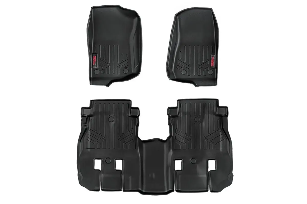 Floor Mats - Fr & Rr - 4 Door - Jeep Wrangler Unlimited 4Wd (2018-2024) 1