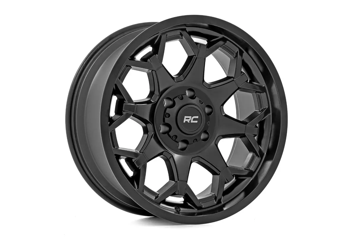 Rough Country 80 Series Wheel - One-Piece - Semi Gloss Black - 20X10 - 5X5.0 - -19Mm 1