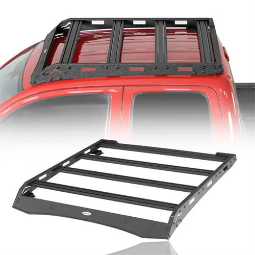 Aluminum Roof Rack Cargo Rack For 2005-2023 Toyota Tacoma Access Cab  - Hooke Road 1