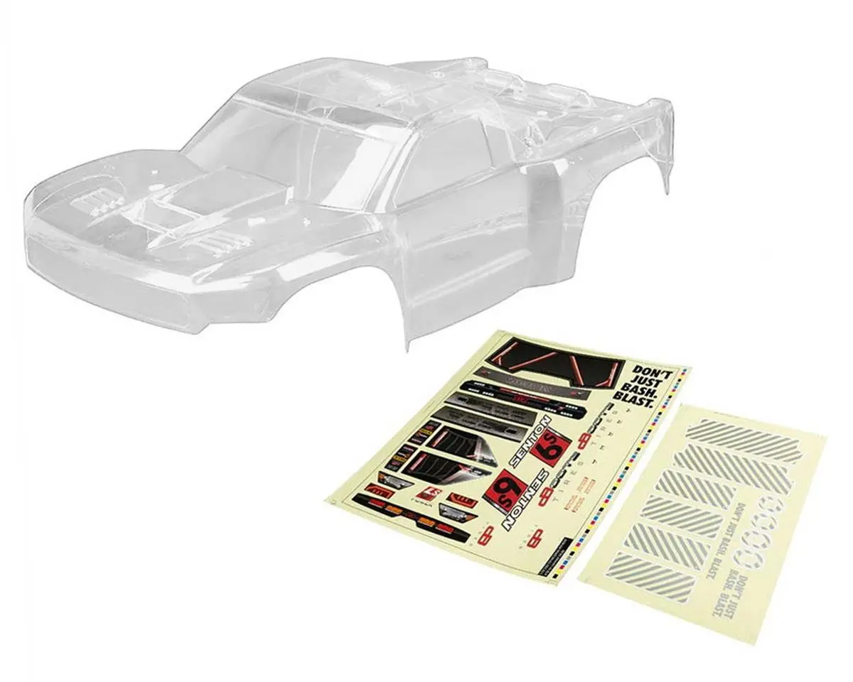 Senton 6S Blx Body (Clear) W/ Decals 1