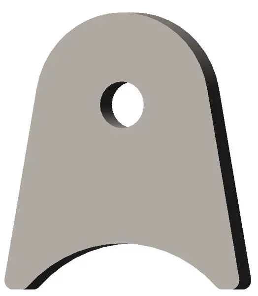 3/8" Thick 3" Inch Axle Link Tab 1
