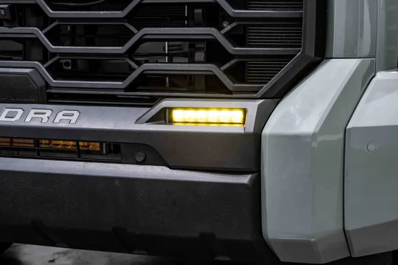 Diode Dynamics 2022 Toyota Tundra Ss6 Led Fog Light Kit - White Wide 1