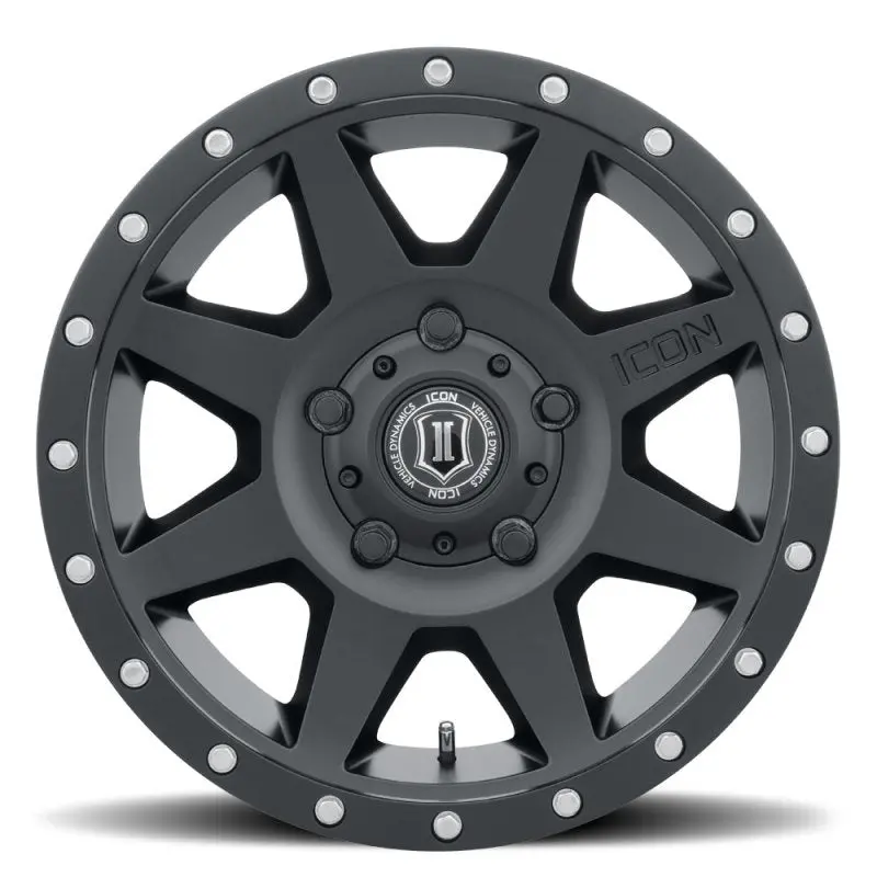 Icon Rebound 18X9 5X150 25Mm Offset 6In Bs 110.1Mm Bore Satin Black Wheel 1