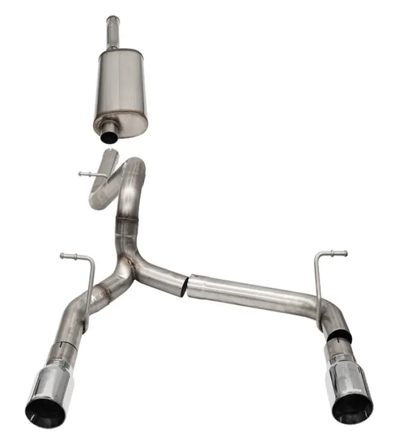 Corsa 18-21 Jeep Wrangler Jlu 3.6L 2.75In Sport Cat-Back Exhaust W/ 4In Tip 1