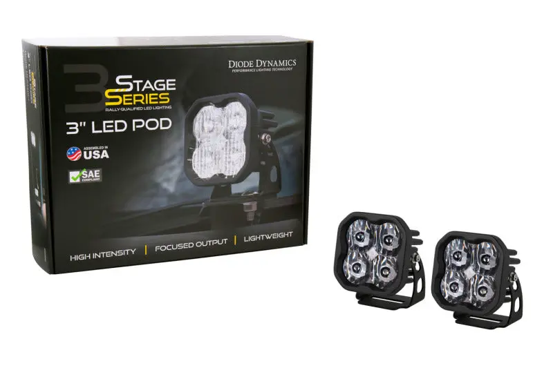 Diode Dynamics Ss3 Max Wbl - White Combo Standard (Pair) 1