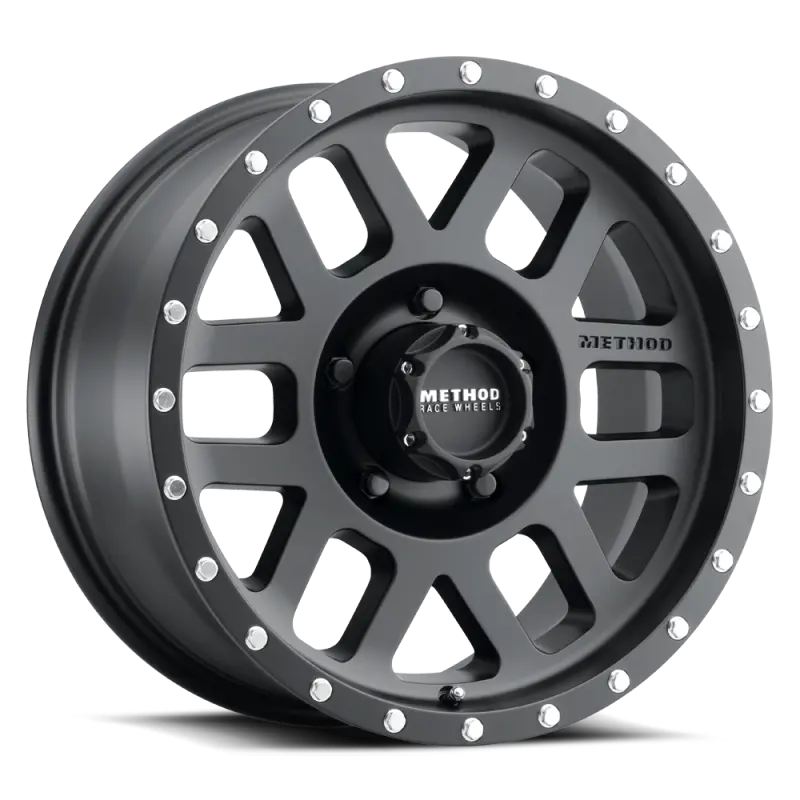 Method Mr306 Mesh 17X8.5 0Mm Offset 5X5 94Mm Cb Matte Black Wheel 1