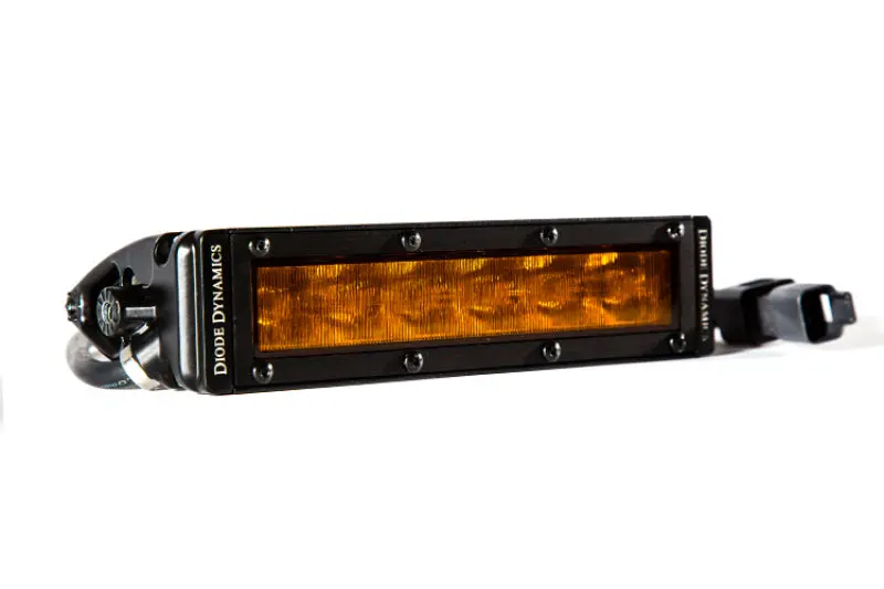 Diode Dynamics 6 In Led Light Bar Single Row Straight Ss6 - Amber Wide Light Bar (Single) 1