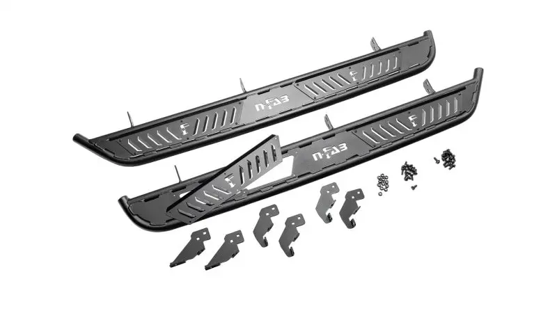 N-Fab 2021 Ford Bronco 4 Door Roan Running Boards - Textured Black 1