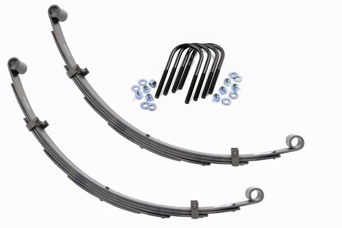 Rear Leaf Springs - 4 Inch Lift - Pair - Toyota Land Cruiser Fj40 4Wd (1964-1980) 1