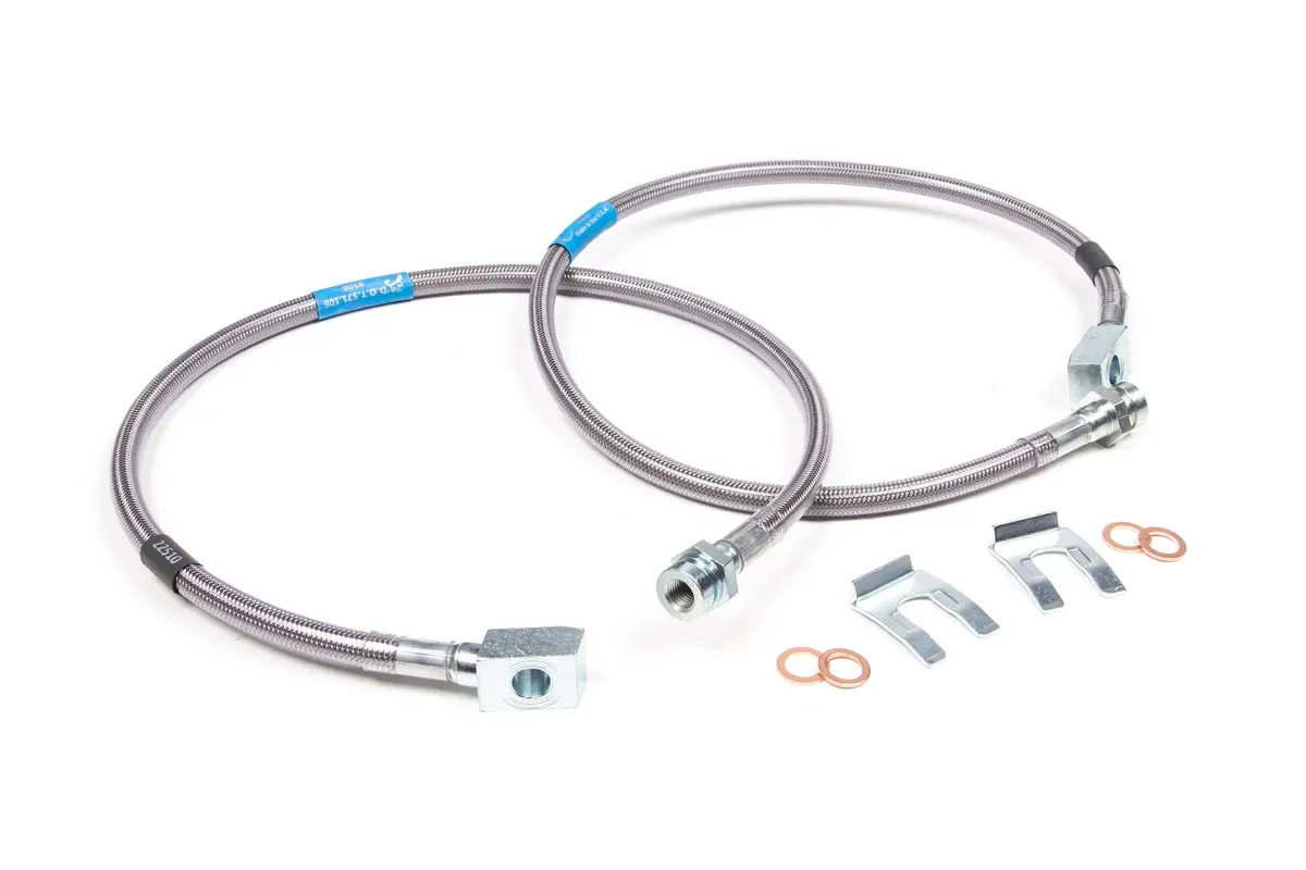 Front Brake Line Set | Stainless Steel | Fits 6 Inch Lift | Chevy/Gmc Truck And Suv (88-98) 1