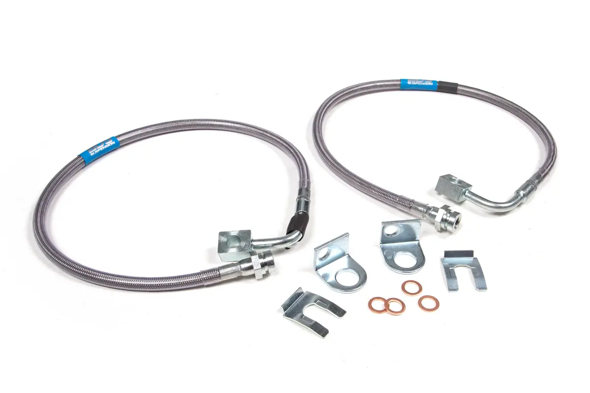 Rear Brake Line Set | Stainless Steel | Fits 4-6.5 Inch Lift | Jeep Wrangler Jk (07-18) 1