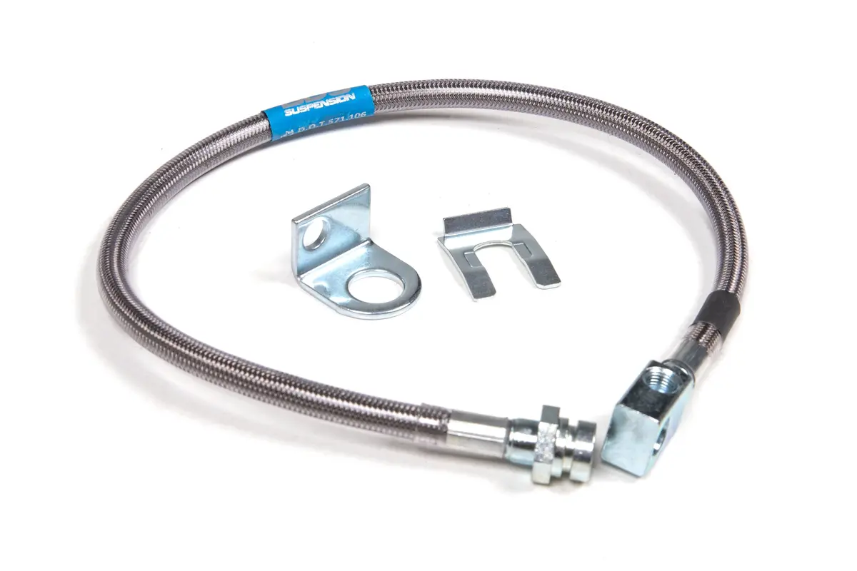 Rear Brake Line | Stainless Steel | Fits 4-6.5 Inch Lift | Jeep Wrangler Yj (87-95) 1