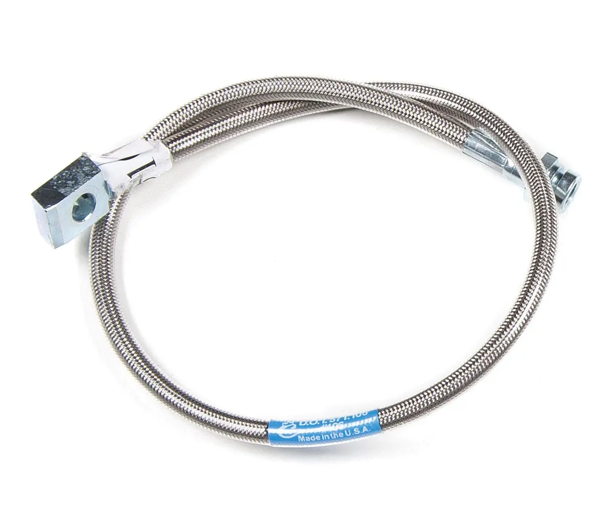 Rear Brake Line | Stainless Steel | Fits 3-6.5 Inch Lift | Jeep Wrangler Tj (97-06) 1
