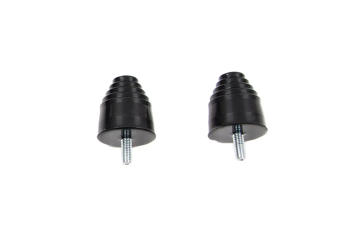 Pyramid Bump Stops | Pair | Black 1