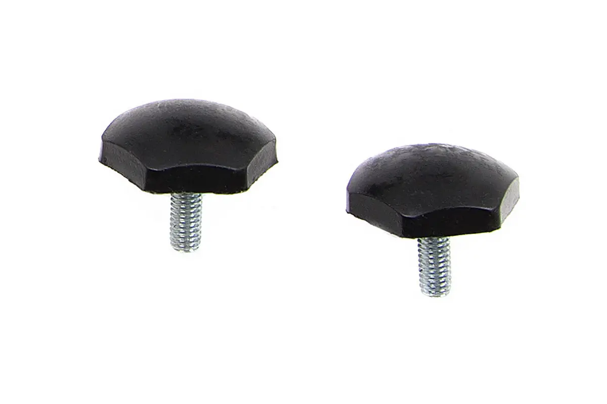 Low Profile Bump Stops | Pair | Black 1
