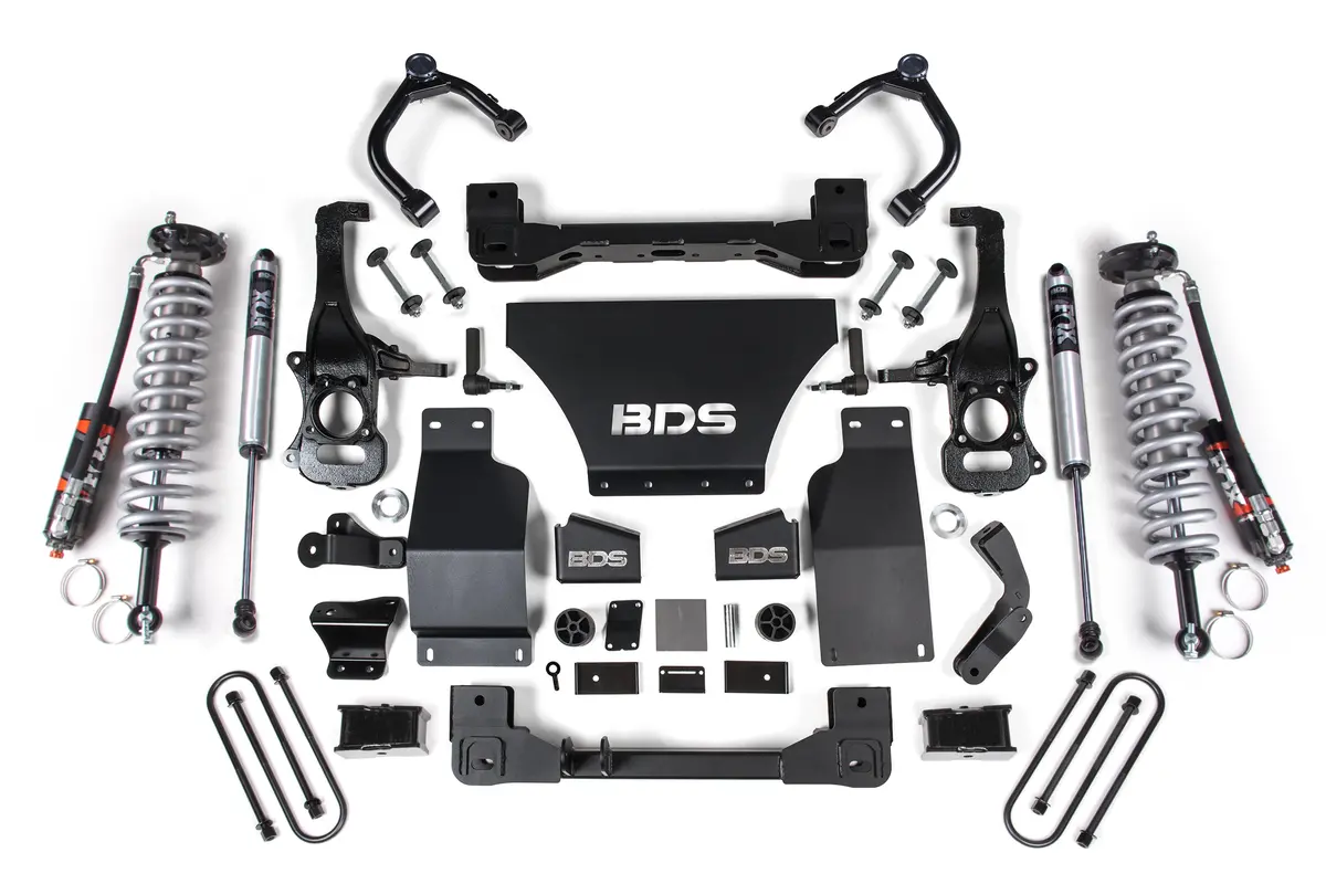 4 Inch Lift Kit | Fox 2.5 Performance Elite Coil-Over | Chevy Silverado Or Gmc Sierra 1500 (2025) 4Wd | Gas 2