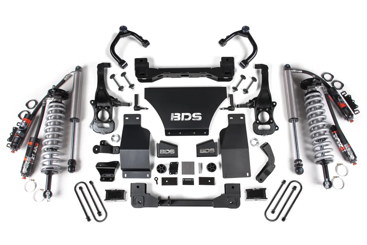 2.5 Inch Lift Kit | Fox 2.5 Performance Elite Coil-Over | Chevy Trail Boss Or Gmc At4 1500 (2025) 4Wd | Gas 1