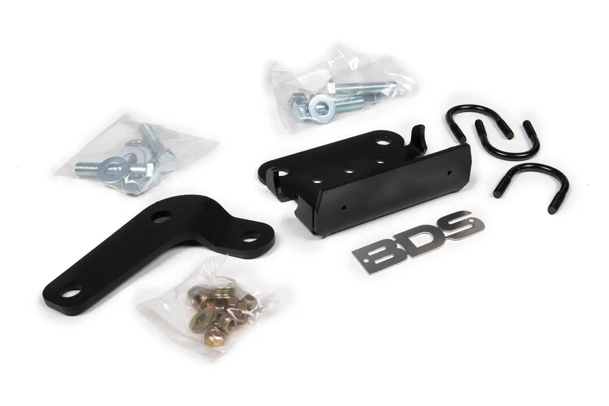 Dual Steering Stabilizer Mounting Kit | Ford F250/F350 Super Duty (99-04) And Excursion (00-05) 4Wd 1