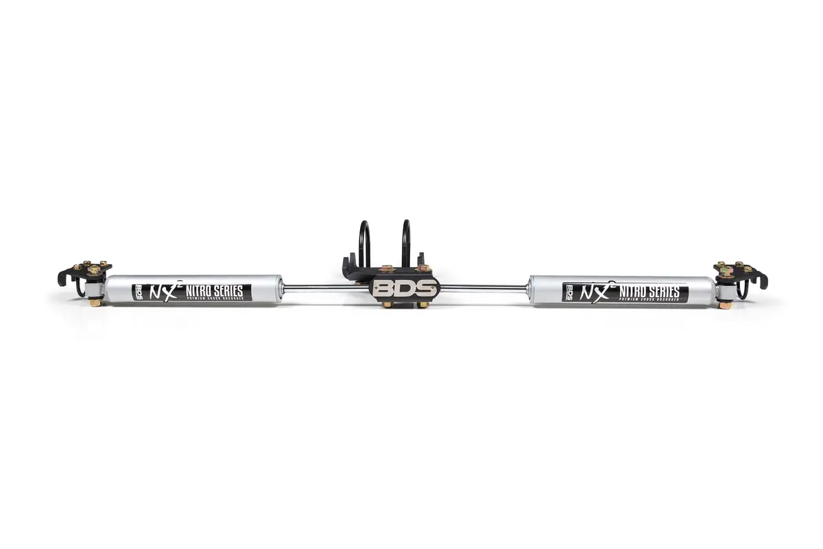 Dual Steering Stabilizer Kit W/ Nx2 Shocks | Fits 2-9 Inch Lift | Ford F250/F350 Super Duty (05-24) 4Wd 1