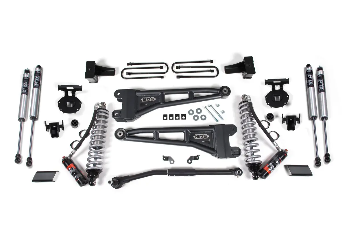 2.5 Inch Lift Kit W/ Radius Arm | Fox 2.5 Performance Elite Coil-Over Conversion | Ford F250/F350 Super Duty (17-19) 4Wd | Diesel 1