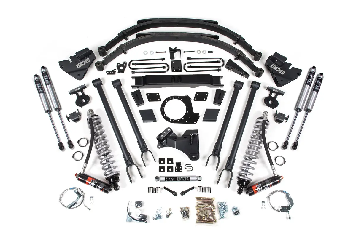 9 Inch Lift Kit W/ 4-Link | Fox 2.5 Performance Elite Coil-Over Conversion | Ford F250/F350 Super Duty (20-22) 4Wd | Diesel 1