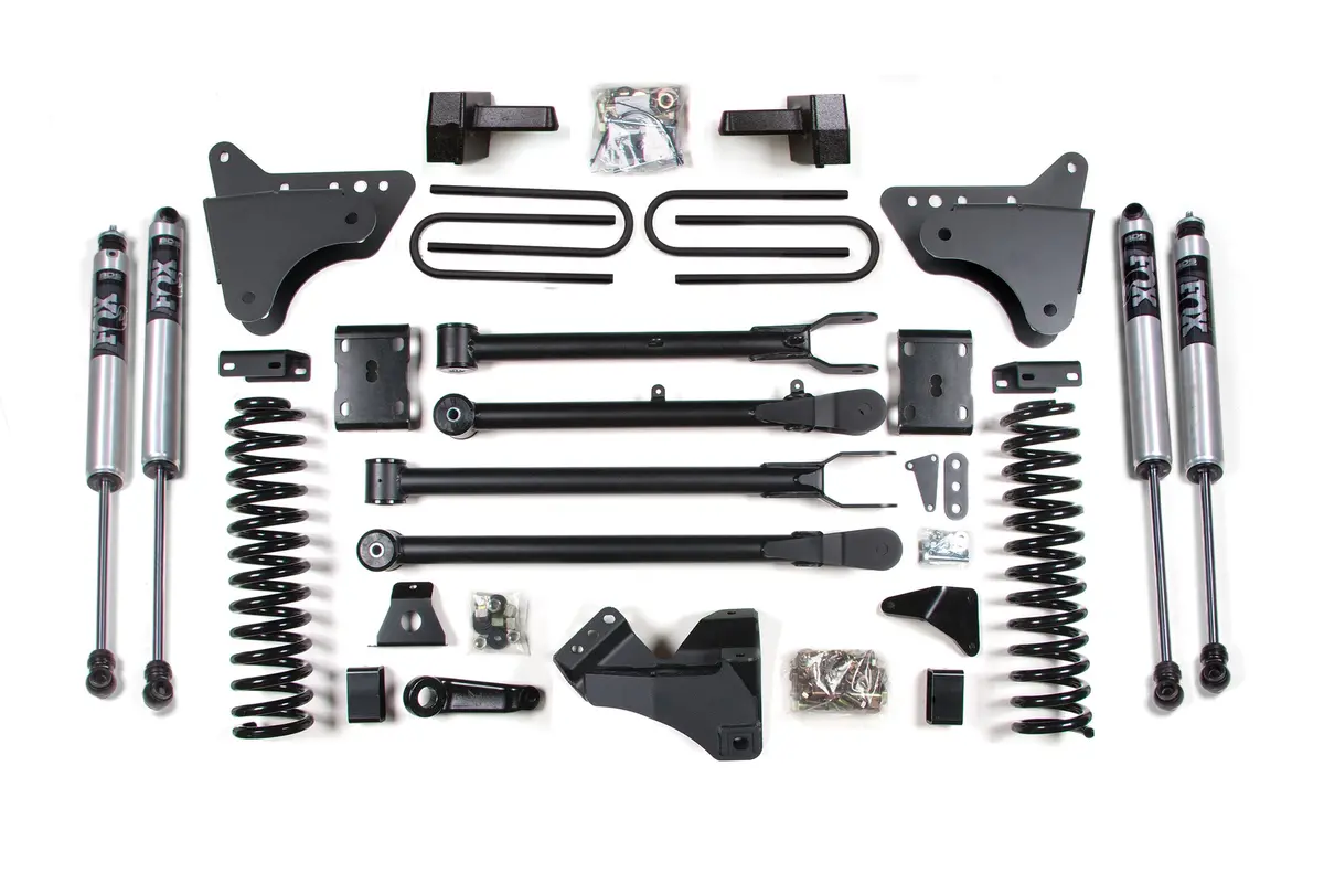 4 Inch Lift Kit W/ 4-Link | Ford F250/F350 Super Duty (11-16) 4Wd | Gas 1