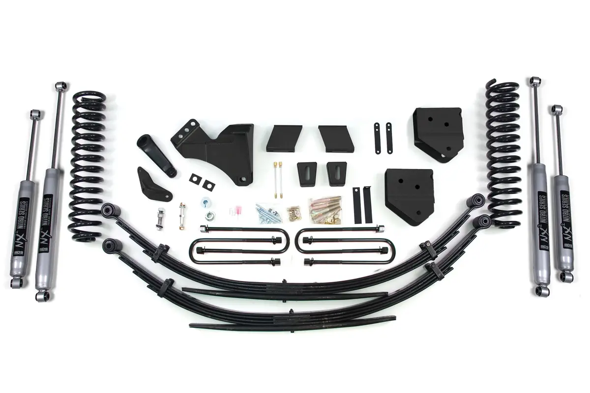 6-Inch Front-and-Rear Lift Kit for 2011–2016 Ford F-250 and F-350 Super Duty 4WD Gas Trucks
