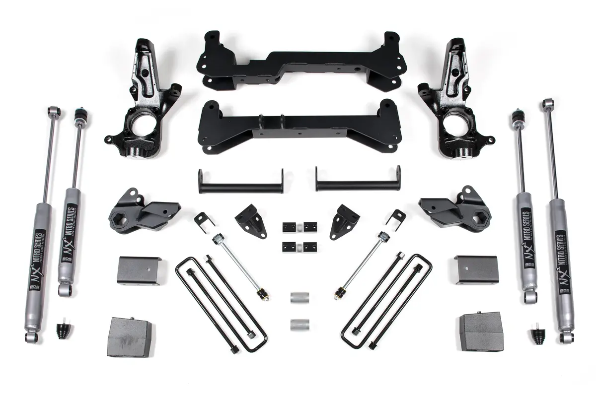 7 Inch Lift Kit | Chevy Silverado Or Gmc Sierra 2500Hd (01-10) 2Wd 2