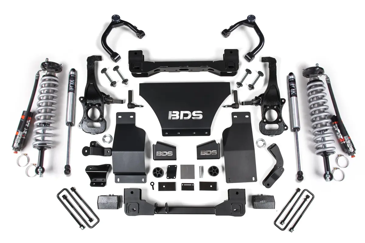 4 Inch Lift Kit | Fox 2.5 Performance Elite Coil-Over | Chevy Silverado Or Gmc Sierra 1500 (19-24) 4Wd | Gas 1