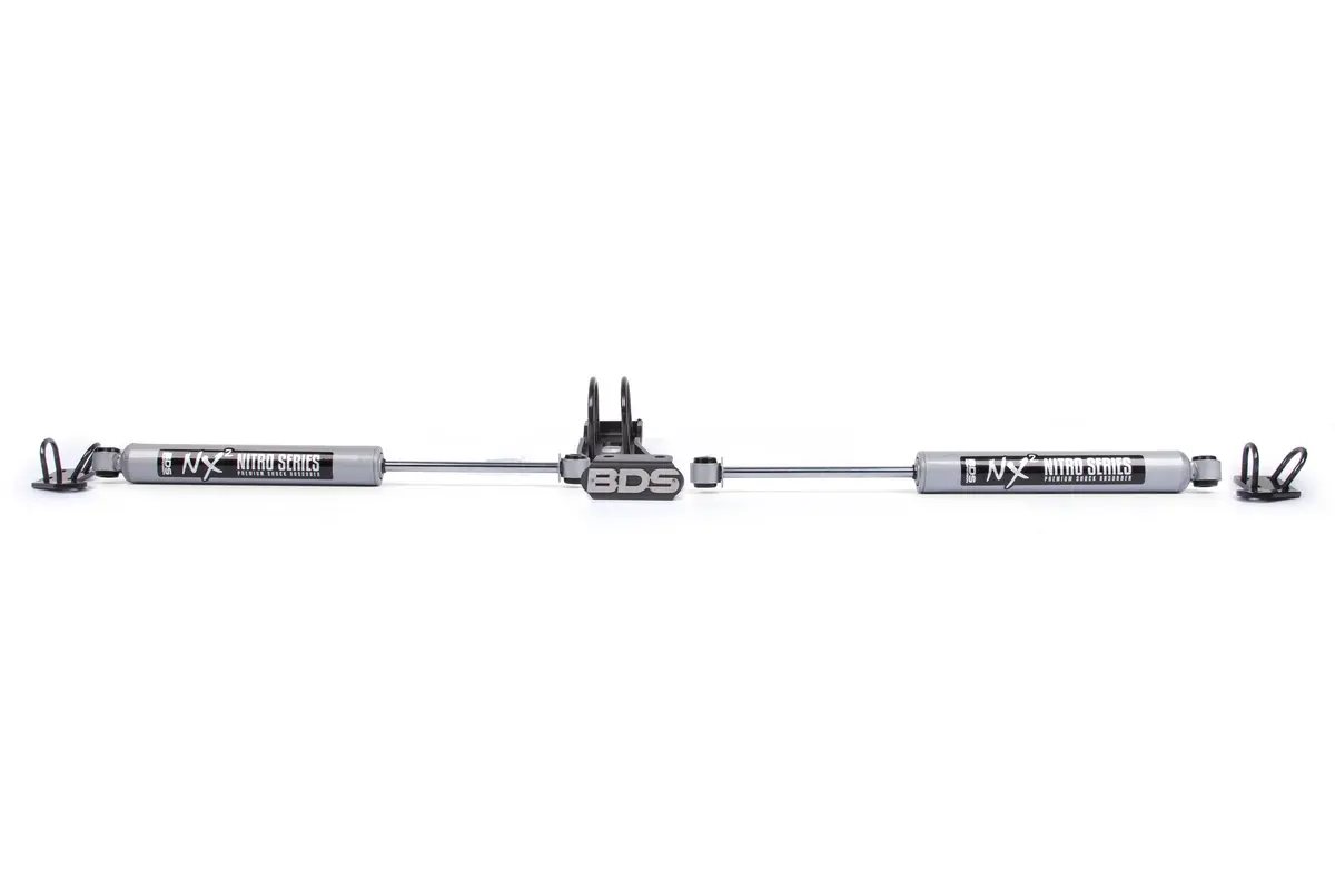 Dual Steering Stabilizer Kit W/ Nx2 Shocks | Chevy/Gmc Truck (73-87) And Suv (69-91) 4Wd | With Oe Stabilizer 1