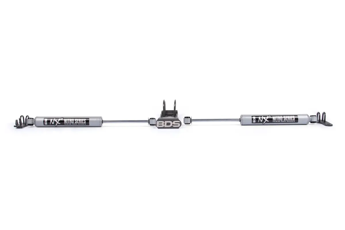 Dual Steering Stabilizer Kit W/ Nx2 Shocks | Jeep Wrangler Tj (97-06), Cherokee Xj (84-01), Grand Cherokee Zj (93-98) 1