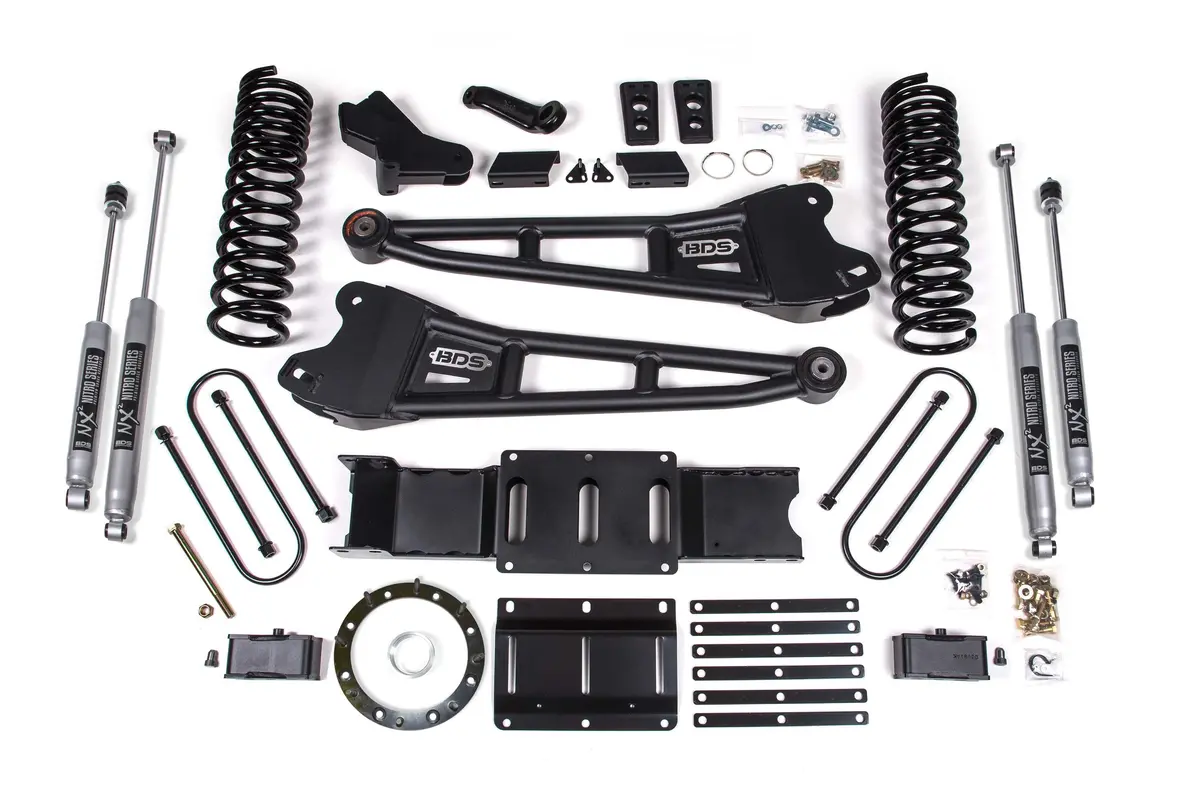 4 Inch Lift Kit W/ Radius Arm | 2 Inch Rear Block | Ram 3500 (19-24) 4Wd | Diesel 1