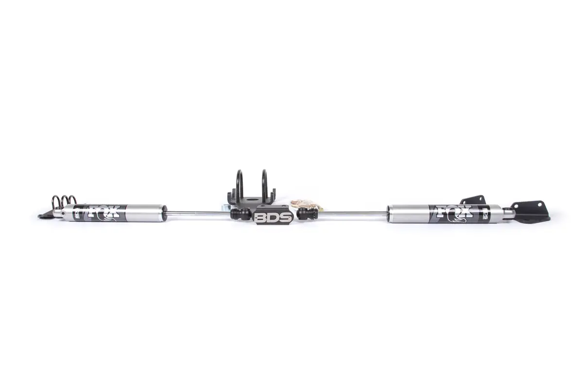 Dual Steering Stabilizer Kit W/ Fox 2.0 Performance Shocks | T-Style Steering | Dodge Ram 2500 (08-13) And 2500 (08-12) 4Wd 1