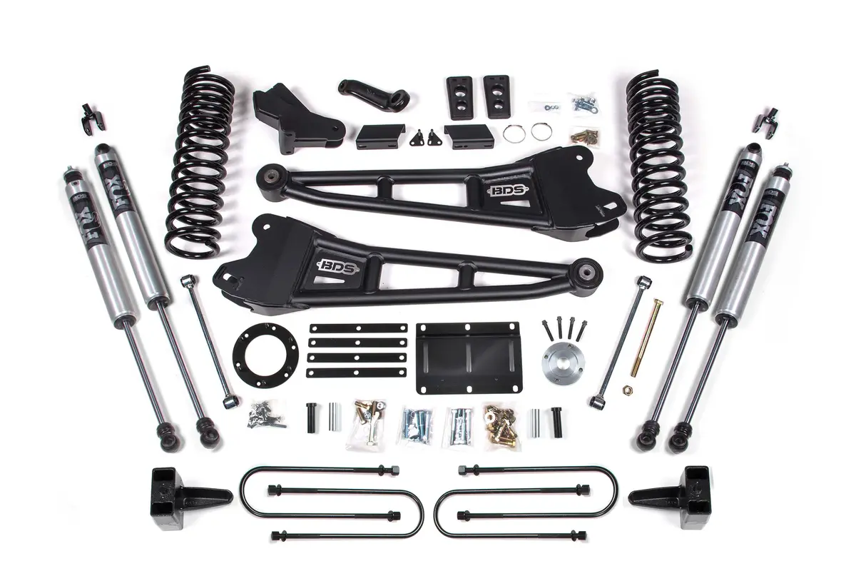 Heavy-Duty 6-Inch Radius Arm Lift Kit — Compatible with 2013 to 2018 Ram 3500 4WD Diesel Models