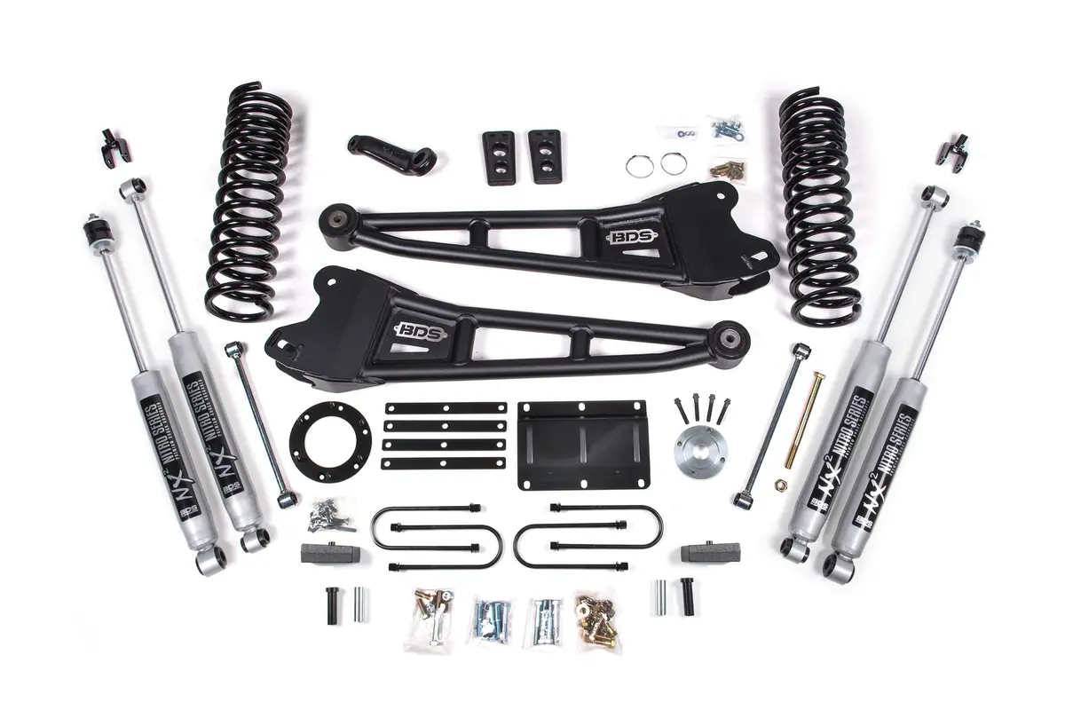 5.5-Inch Radius Arm Lift Kit — Compatible with 2013 to 2018 Ram 3500 4WD Gas Trucks