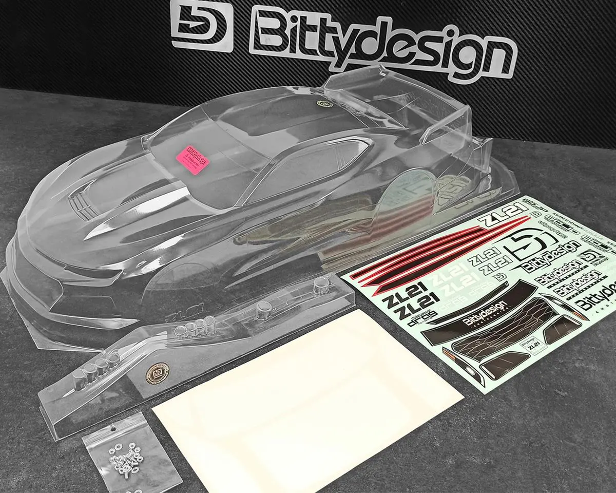 Zl21 1/10 Pro No Prep Street Eliminator Drag Racing Body (Clear) 1