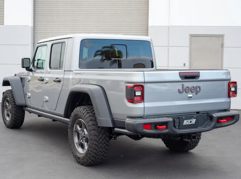 Borla 2020 Jeep Gladiator Jt 3.6L V6 Awd 2.75In Touring Climber Black Turndown Tip & Over-Axle 1